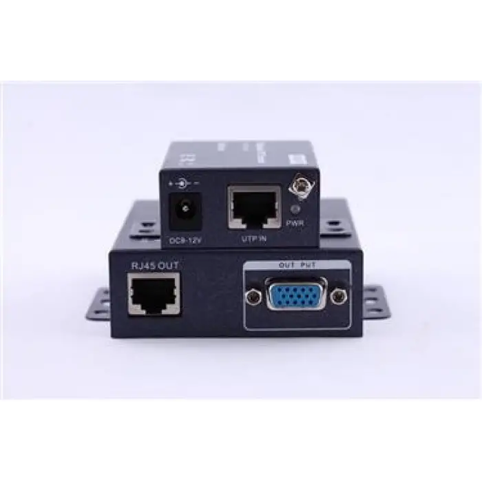 Vcom DD191 Vga RJ45 Cat5e-6 Extender Metal 100m Uzatıcı (KDO)