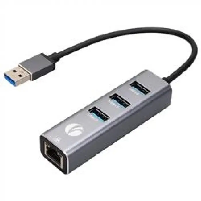 Vcom DH312B Usb 3.0 To USB3.0-3+RJ45 Çoklayıcı (KDO)