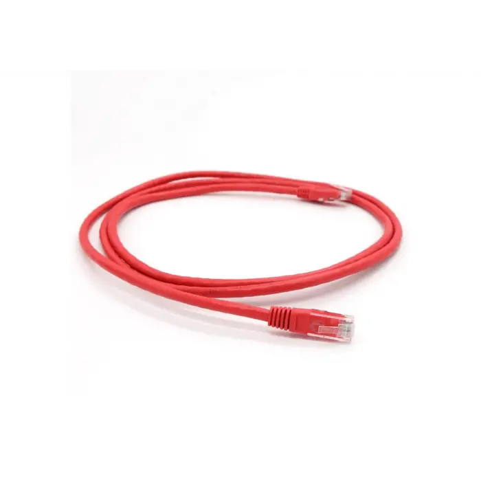 Vcom NP611B-R-2.0 Cat6 2.0MT Kırmızı Utp Patch Kablo (KDO)