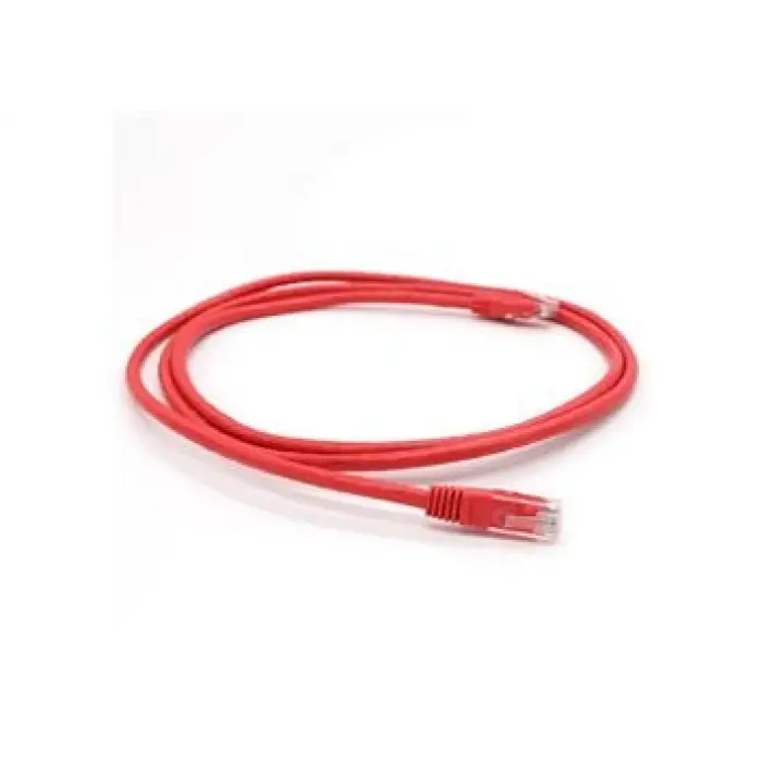 Vcom NP611B-R-2.0 Cat6 2.0MT Kırmızı Utp Patch Kablo (KDO)