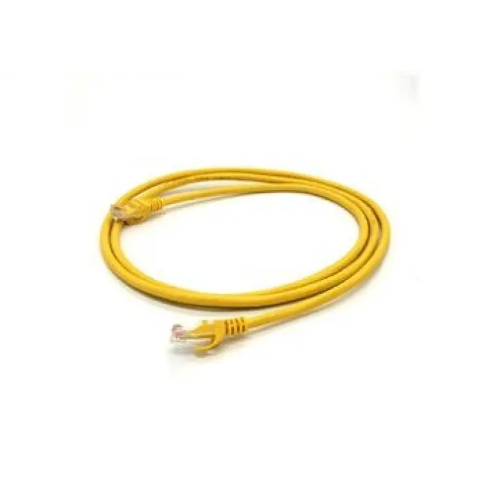 Vcom NP611B-Y-2.0 Cat6 2.0MT Sarı Utp Patch Kablo (KDO)