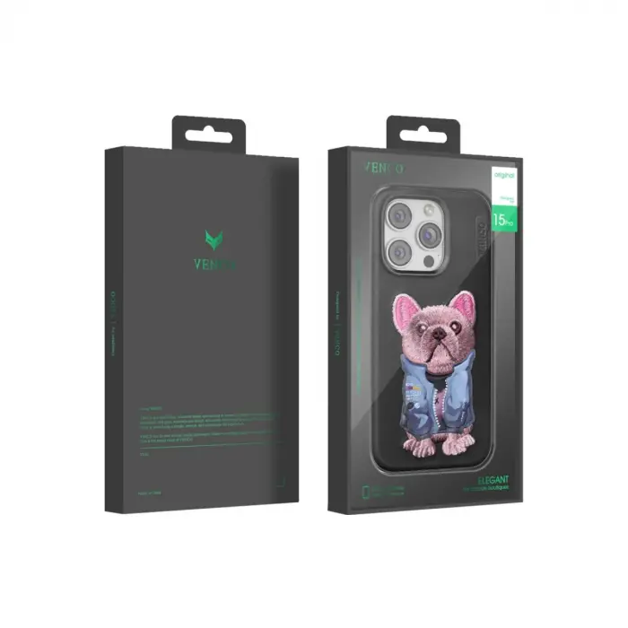 Venco  İphone 11 Cute Desenli Kapak - Siyah