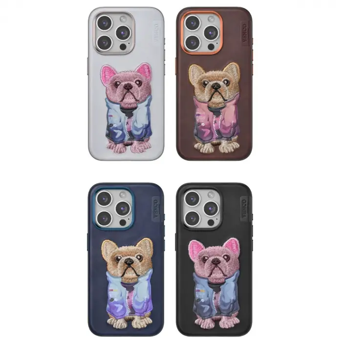 Venco  İphone 15 Pro Cute Desenli Kapak - Siyah