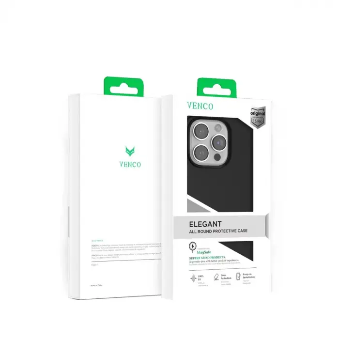 Venco  İphone 15 Pro Max Home Magsafe Kapak - Derin Mor