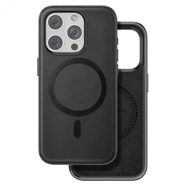 Venco  İphone 15 Pro Max Puskas Magsafe Kapak - Siyah