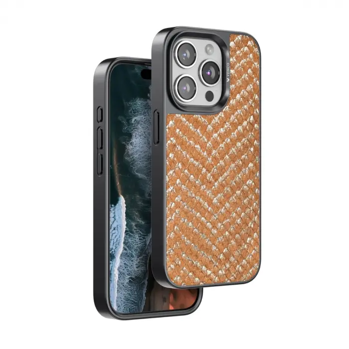 Venco  İphone 15 Pro Viper Kapak - Kahverengi