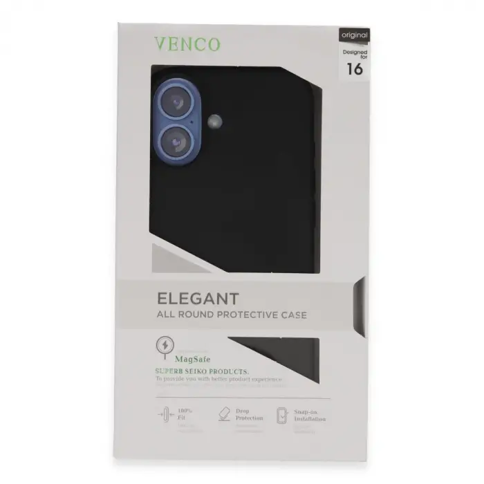 Venco İphone 16 Home Magsafe Kapak - Siyah