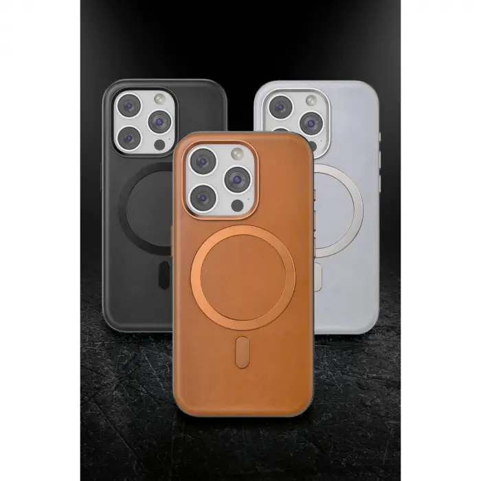 Venco  İphone 16 Pro Puskas Magsafe Kapak - Titan Gri