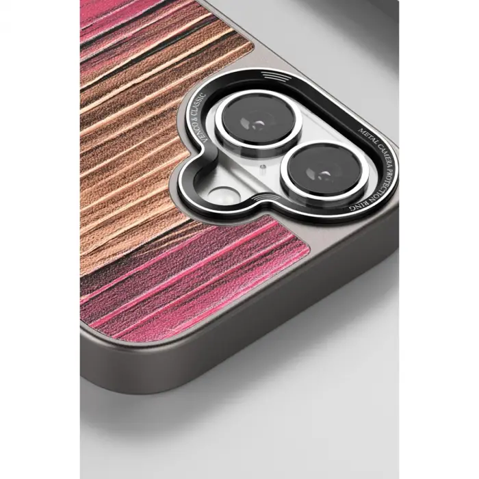 Venco  İphone 16 Pro Wave Kapak - Koyu Kahve