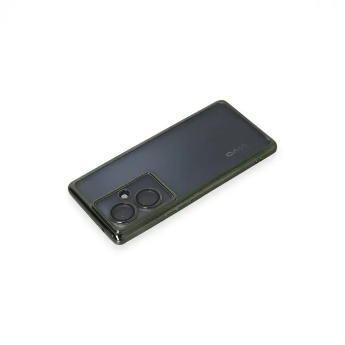 Vivo V29 Lite Kılıf Razer Lensli Silikon - Yeşil