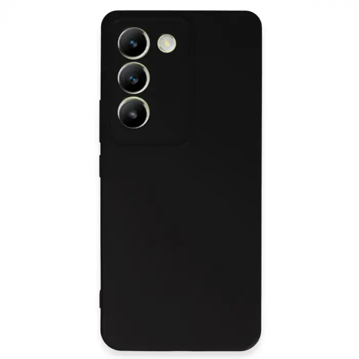 Vivo V30 Lite 4g Kılıf First Silikon - Siyah
