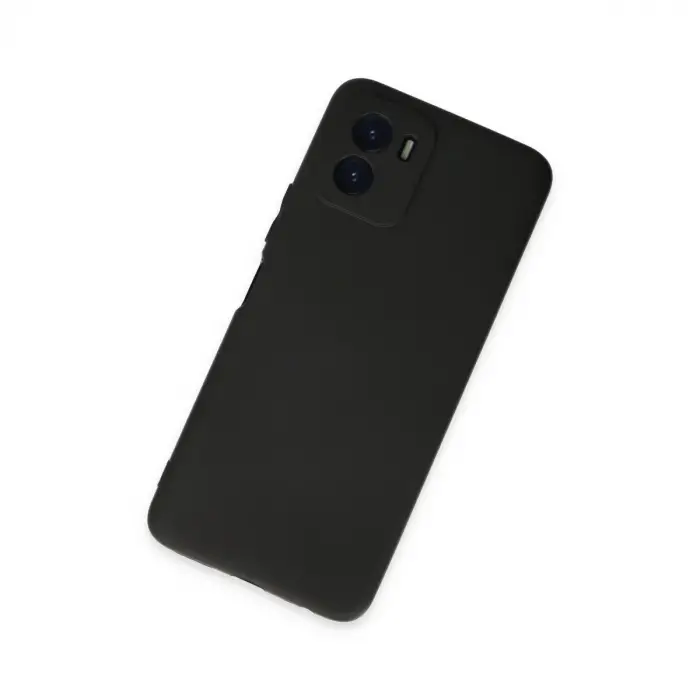 Vivo Y15s Kılıf First Silikon - Siyah