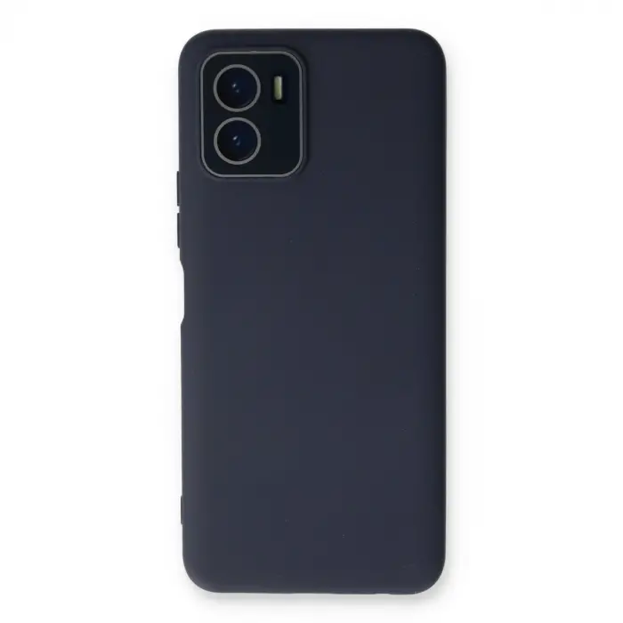 Vivo Y15s Kılıf Lansman Glass Kapak - Lacivert