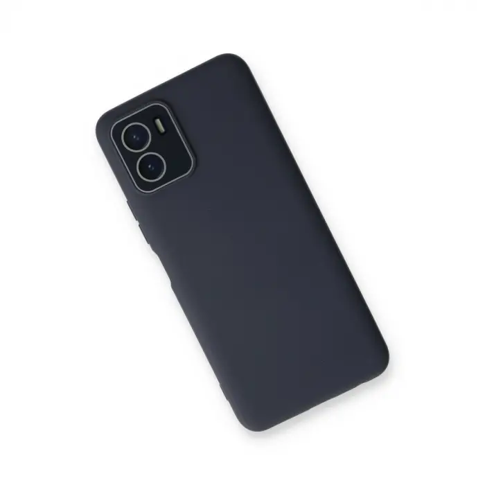 Vivo Y15s Kılıf Lansman Glass Kapak - Lacivert