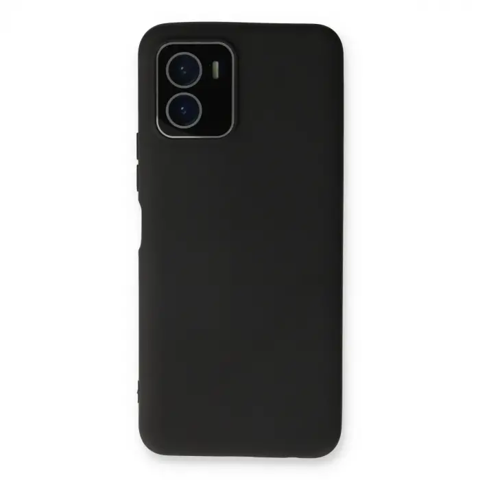 Vivo Y15s Kılıf Lansman Glass Kapak - Siyah