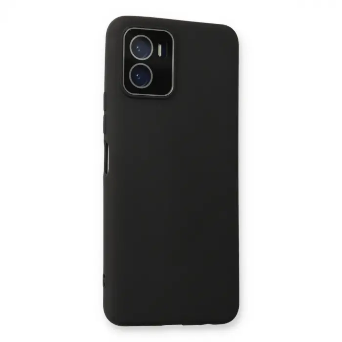 Vivo Y15s Kılıf Lansman Glass Kapak - Siyah