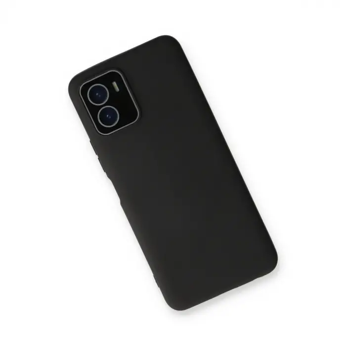 Vivo Y15s Kılıf Lansman Glass Kapak - Siyah