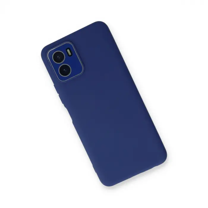 Vivo Y15s Kılıf Lansman Glass Kapak - Sky Blue