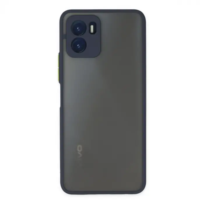 Vivo Y15s Kılıf Montreal Silikon Kapak - Lacivert
