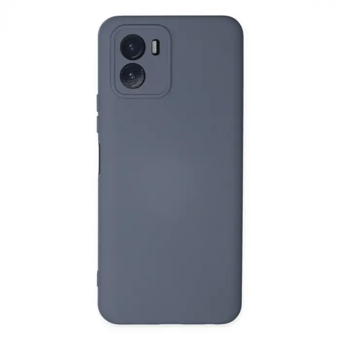 Vivo Y15s Kılıf Nano İçi Kadife Silikon - Gri