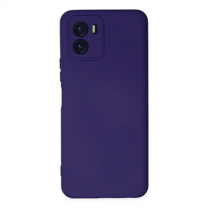 Vivo Y15s Kılıf Nano İçi Kadife Silikon - Mor