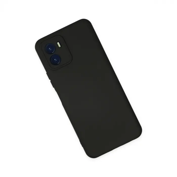 Vivo Y15s Kılıf Nano İçi Kadife Silikon - Siyah