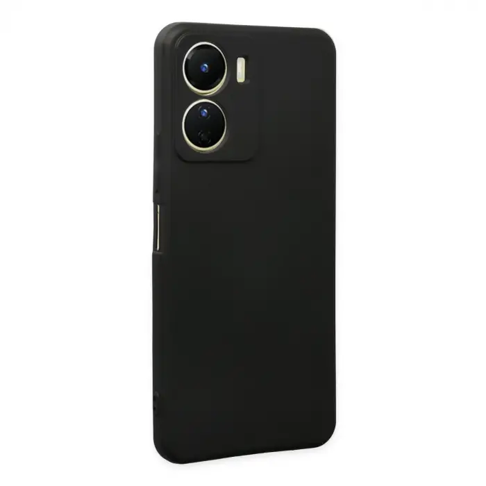 Vivo Y16 Kılıf First Silikon - Siyah