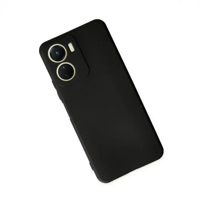 Vivo Y16 Kılıf First Silikon - Siyah