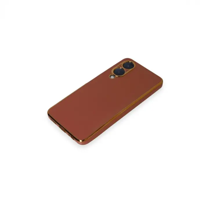 Vivo Y17s Kılıf Volet Silikon - Kırmızı
