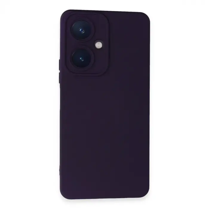 Vivo Y27 Kılıf Nano İçi Kadife Silikon - Mor