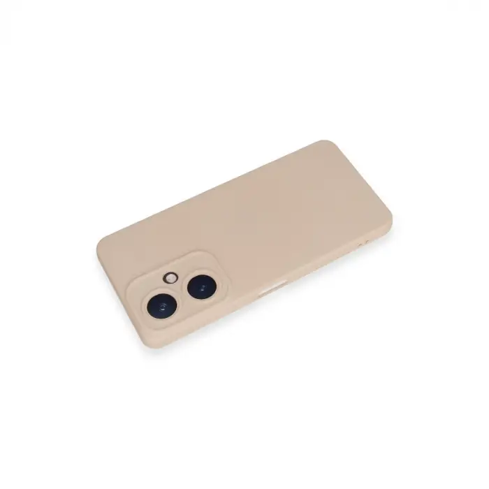 Vivo Y27 Kılıf Nano İçi Kadife Silikon - Pudra