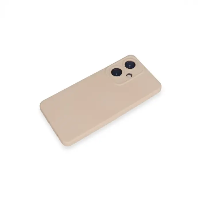 Vivo Y27 Kılıf Nano İçi Kadife Silikon - Pudra