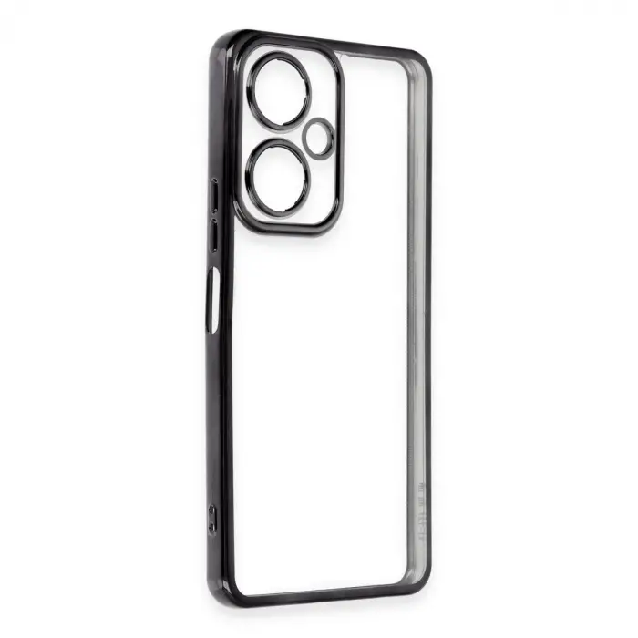 Vivo Y27 Kılıf Razer Lensli Silikon - Siyah