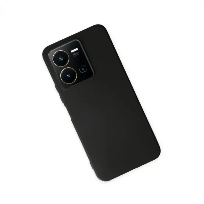 Vivo Y35 Kılıf First Silikon - Siyah