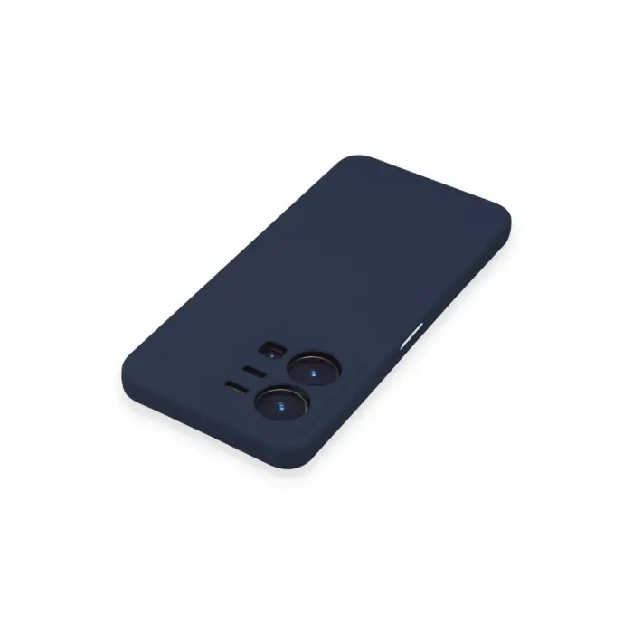 Vivo Y35 Kılıf Nano İçi Kadife Silikon - Lacivert