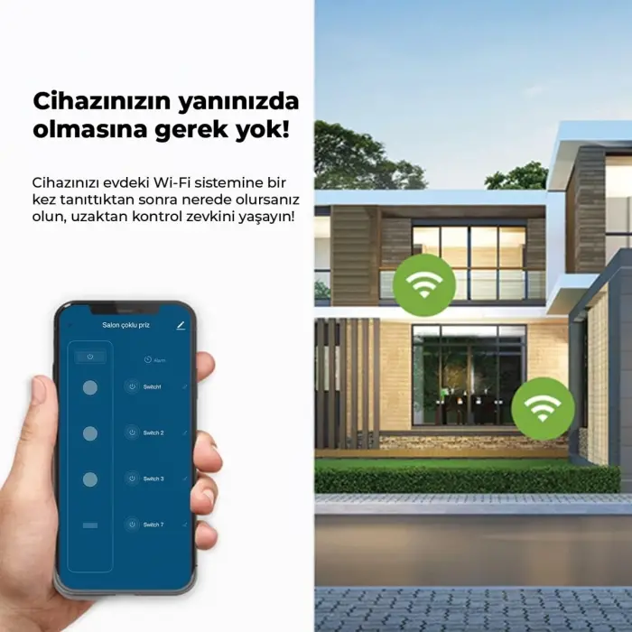 Vtn Bp-01 Wifi Yüksek Akım Korumalı Hızlı Şarj Özellikli Akıllı Priz