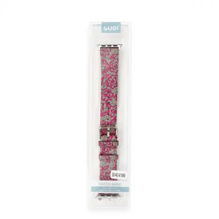 Watch 38mm Creeper Desenli Kordon - Pembe