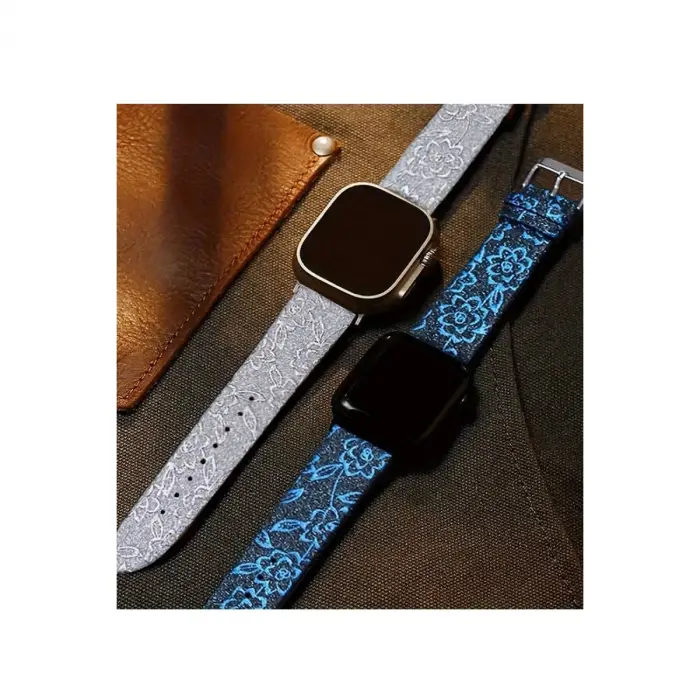 Watch 38mm Creeper Desenli Kordon - Siyah