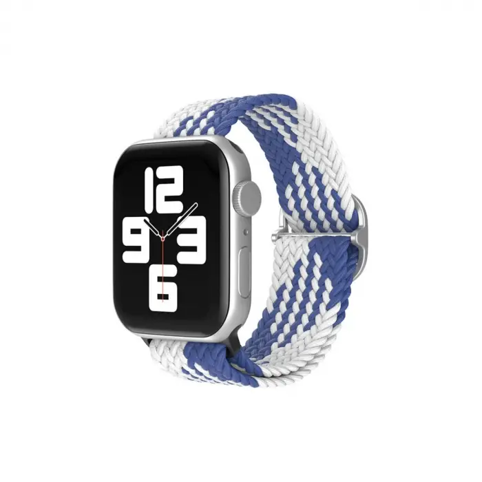 Watch 38mm  Kordon - Mavi-beyaz