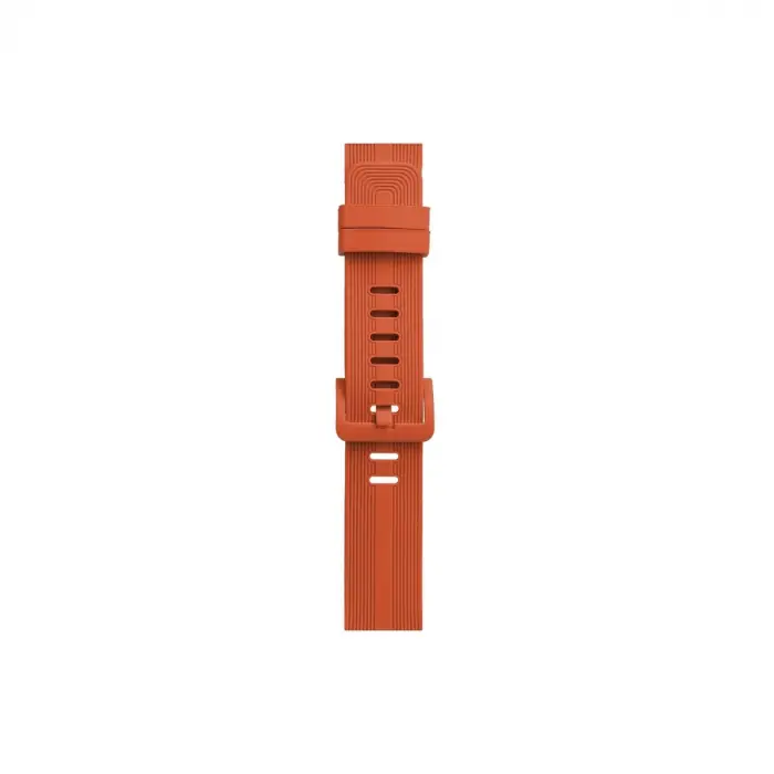 Watch 38mm Kr408 Çizgili Silikon Kordon - Turuncu