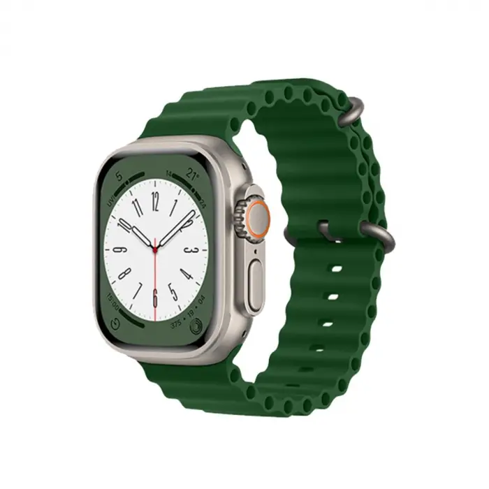 Watch 38mm Ocean Kordon - Koyu Yeşil