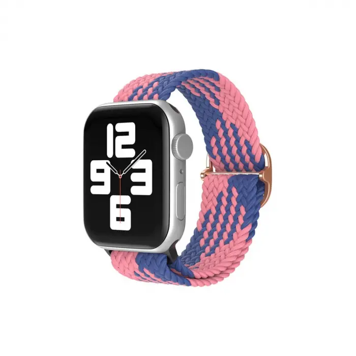 Watch 42mm  Kordon - Pembe-mavi