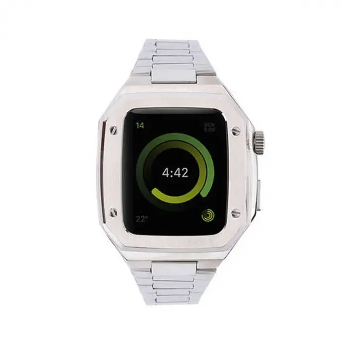 Watch 44mm Metal Petek Kasalı Kordon - Gümüş