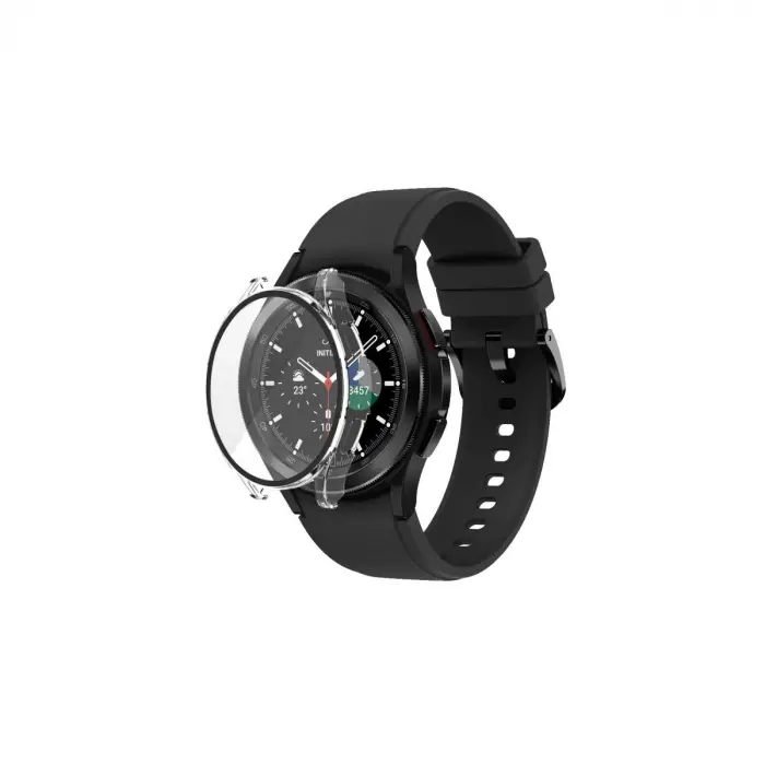 Watch 5 44mm Wall Camlı Kasa Ekran Koruyucu - Şeffaf