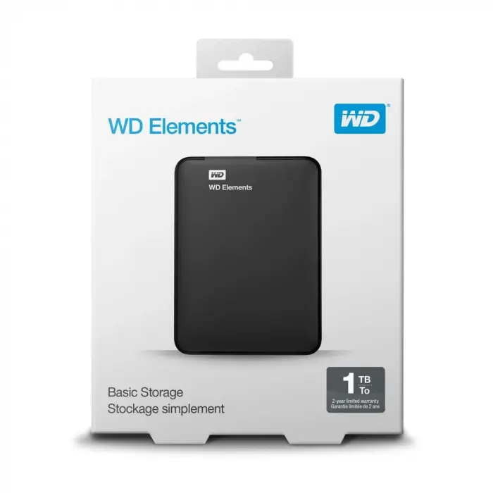 Wd 1TB 2.5 Usb3.0 Wdbuzg0010Bbk Elements Siyah Harici Harddisk (KDO)