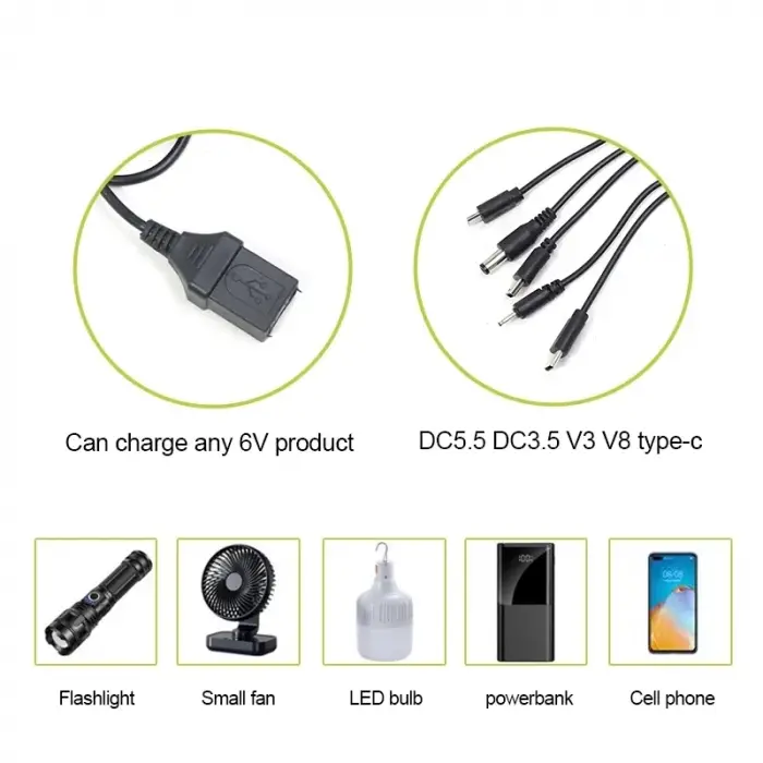 Wison Ws-6010 6v 3.5w 500 Mah Güneş Paneli Solar Sistem