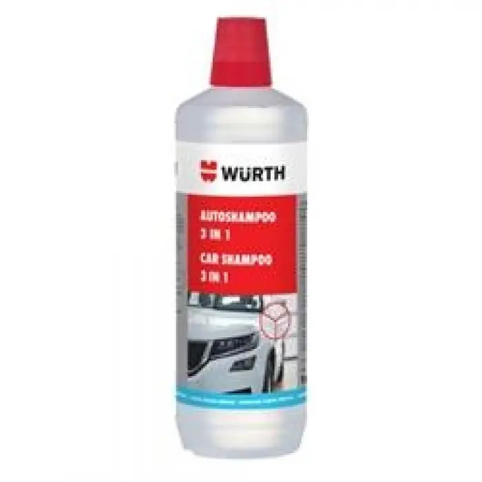 Würth 3 etkili Araç Şampuanı 1Lt (0893012002028 6 )