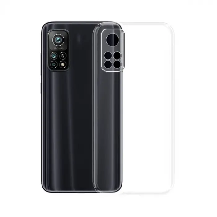 Xiaomi Mi 10t Kılıf Lüx Şeffaf Silikon - Şeffaf