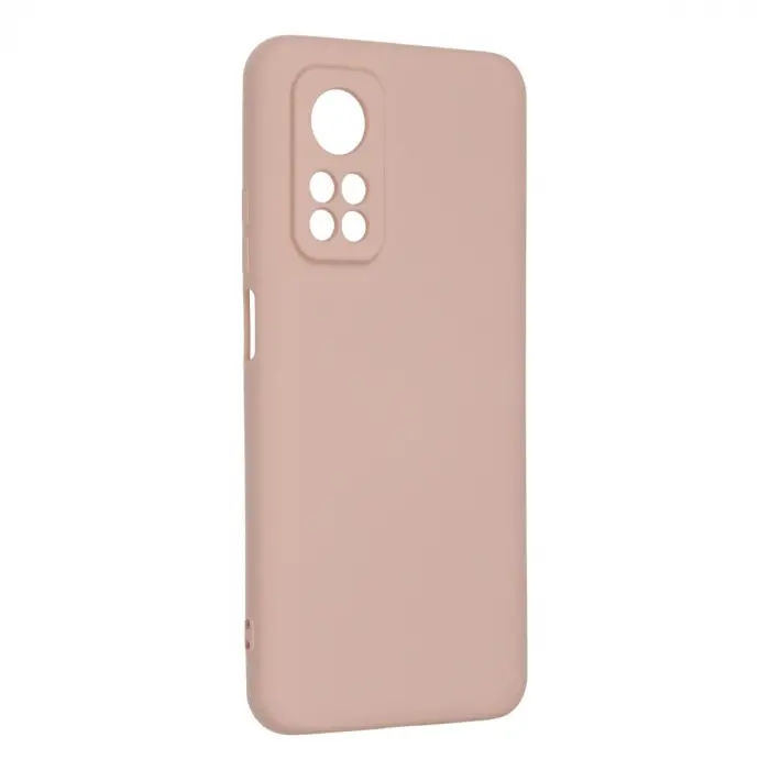 Xiaomi Mi 10t Kılıf Nano İçi Kadife Silikon - Pudra