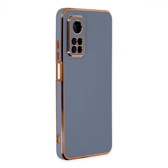 Xiaomi Mi 10t Kılıf Volet Silikon - Mavi